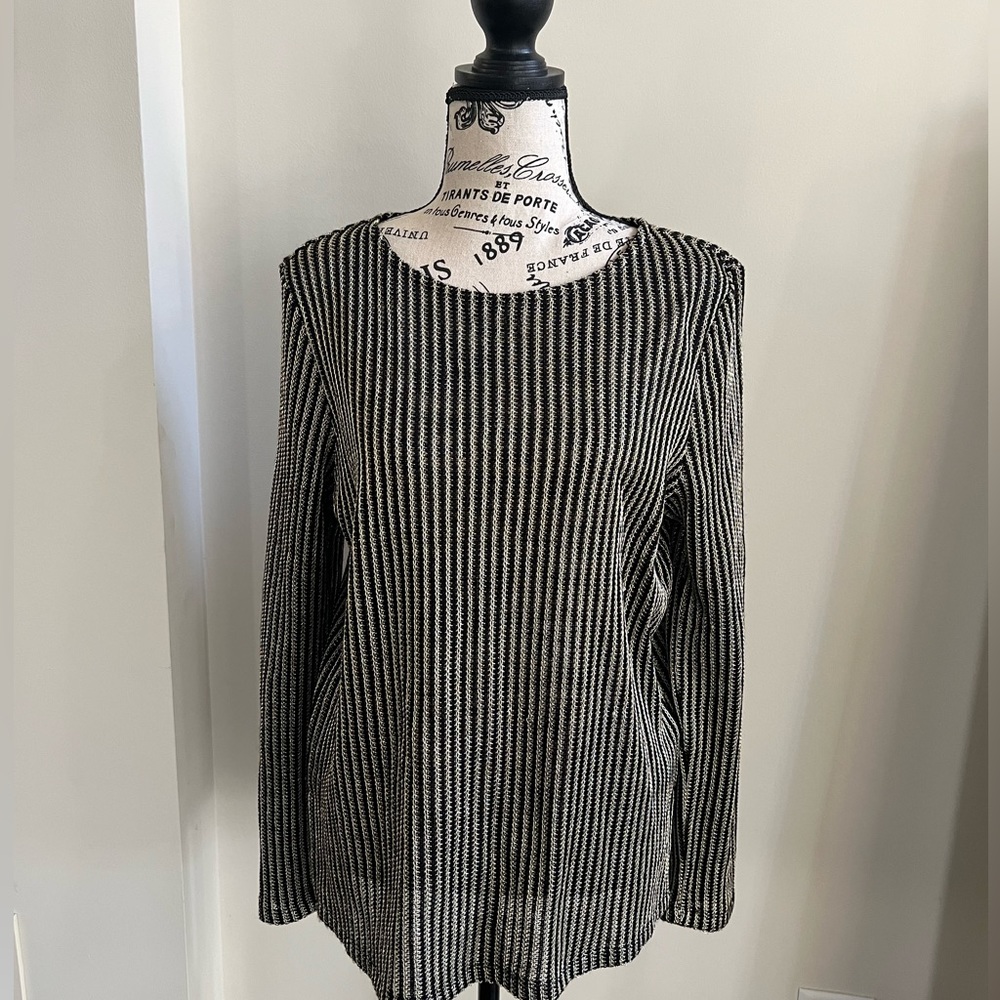 Top shop Gold and black top size 10
